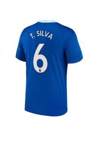 Chelsea Thiago Silva #6 Voetbaltruitje Thuis tenue 2022-23 Korte Mouw